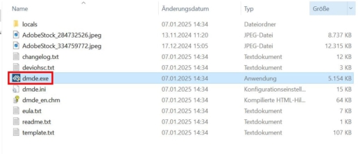 Daten vom USB-Stick wiederherstellen Freeware DMDE - Screenshot 2